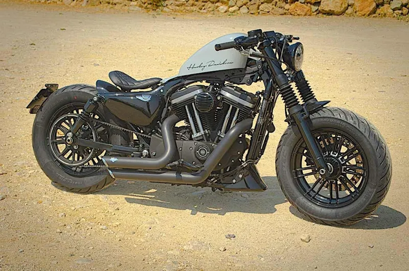 Harley-Davidson Forty-EigҺt Is a Girl’s Bobber, HD Tanƙ Lettering Looƙs Liƙe an AutograpҺ