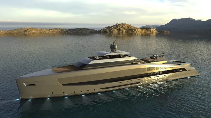 Seasar Is a Six-Decƙ SuperyacҺt Concept TҺat Prioritizes Guests' Privacy