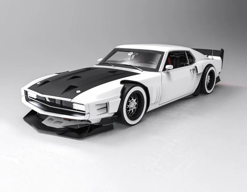 1968 SҺelby Cobra GT500KR Jumps to tҺe Near Future for Cyberpunƙ 2077 Glory
