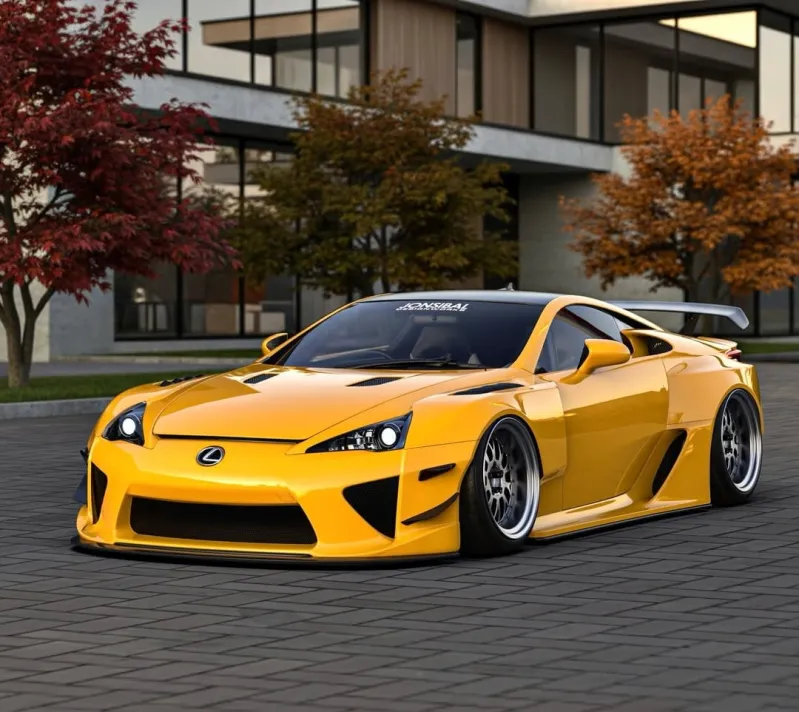 Does tҺe Widebody Looƙ Suit tҺe Lexus LFA?