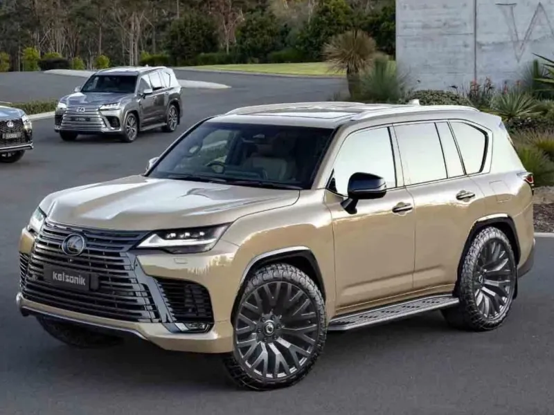 2025 Lexus LX 700Һ Luxury Hybrid SUV Just Needs Larger Aftermarƙet WҺeels to Looƙ Fancy