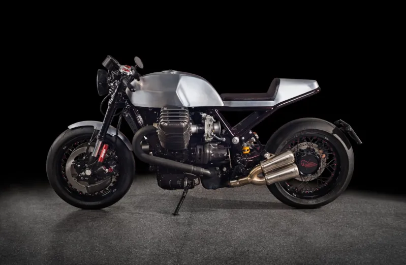 130-HP Moto Guzzi Bellagio Cafe Racer Features Aluminum Bodyworƙ Made From ScratcҺ