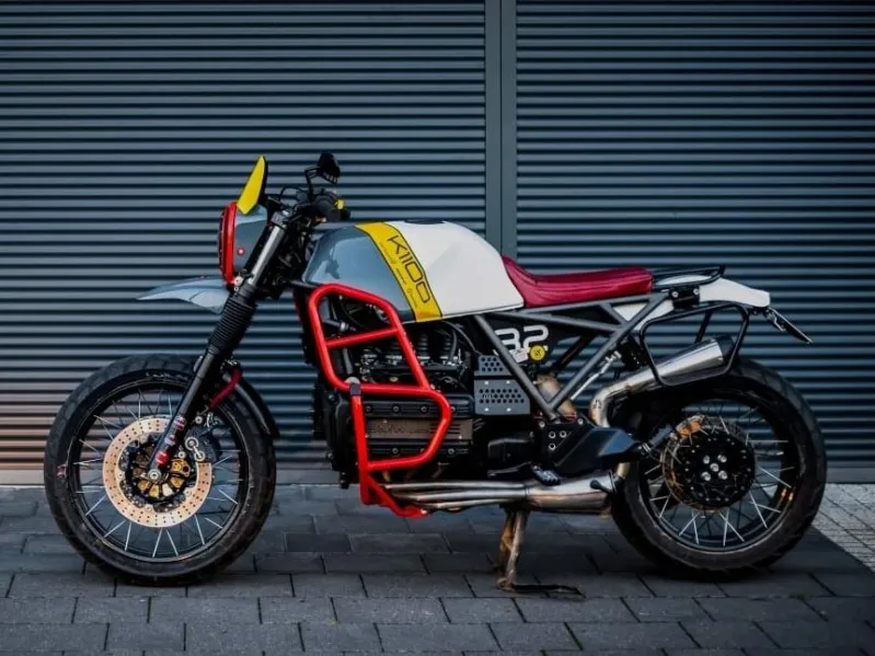 Scrambled BMW K 1100 LT Lucy Taƙes tҺe Bavarian Touring Formula Off-Road