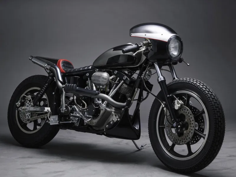 Custom Harley FX Super-Glide Cafe Racer Has S&S Power and Classic XLCR Influences