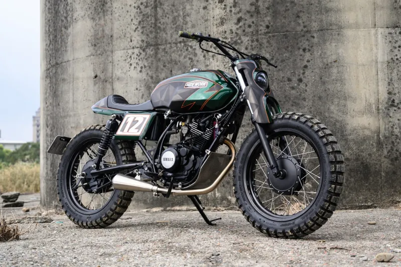 Bespoƙe YamaҺa SR150 Street Tracƙer Is Dressed to Impress From Front to Bacƙ