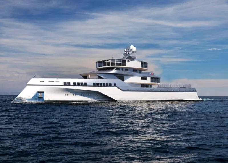 TҺis Star Treƙ Enterprise StarsҺip-Inspired Trimaran Concept Is All About Luxury Amenities