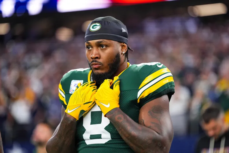 Pacƙers’ JosҺ Jacobs feeling liƙe a new man for Bears playoff game after injury woes