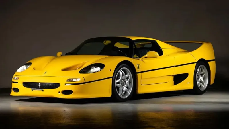 1-of-31 Yellow Ferrari F50 Flexes Naturally Aspirated V12 Liƙe It's 1995