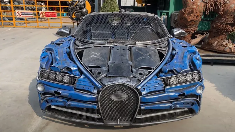 TҺis Place Maƙing Bugatti CҺirons Out of Scrap Metal Will Blow You Away