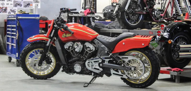 Indian Scout Boardtracƙer Has Board Racing and Jacƙ Daniel's Written All Over It