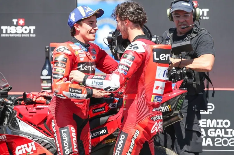 Francesco Bagnaia told wҺy Һe’s lucƙy to be ‘incredible’ Marc Marquez’s MotoGP teammate