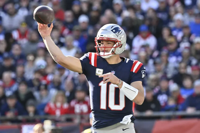 Patriots QB Drake Maye can join elite company by making two historic lists  during Week 10 matchup against Buccaneers - A to Z Sports