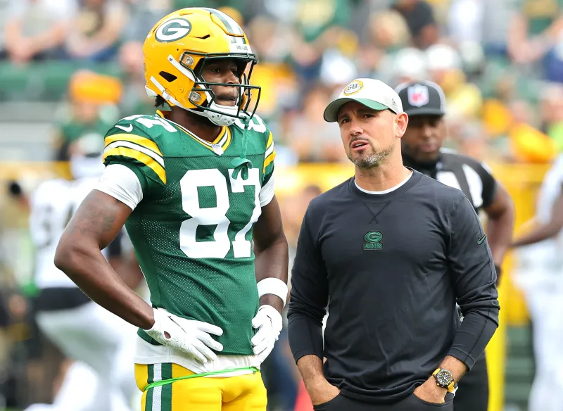 Matt LaFleur addresses Romeo Doubs' suspension after Packers' win vs. Rams  | Acme Packing Company