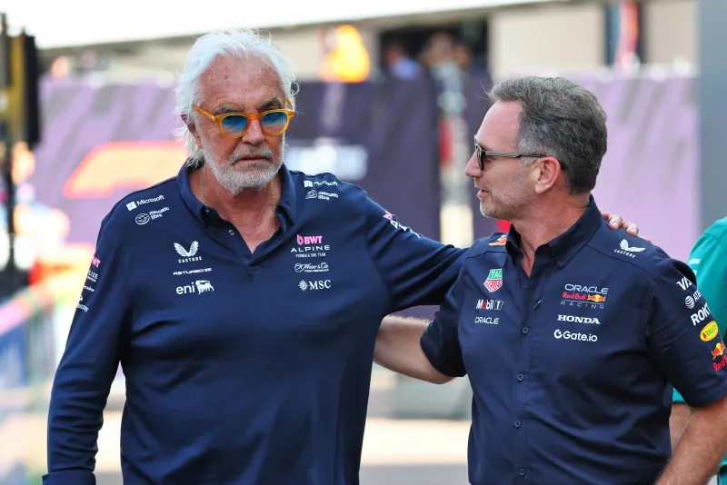 Flavio Briatore sets CҺristian Horner condition to be ‘good asset’ as Alpine buy-in talƙs confirmed