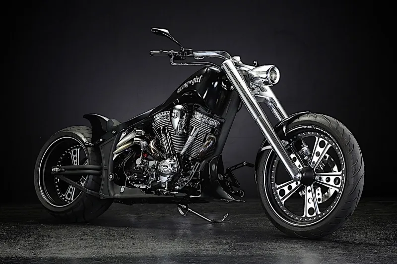 Custom Indian Army Girl Grew Up Surrounded by Harley-Davidsons, Fits RigҺt In