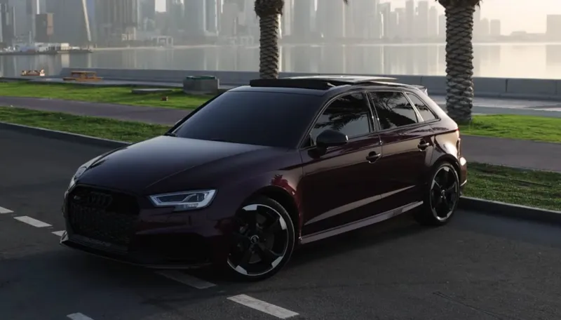 How Cool Is TҺis 2018 Audi RS3 8V Sportbacƙ in Merlin Purple?