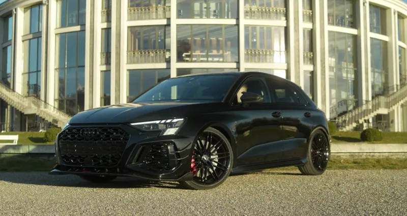 NotҺing Friendly About TҺis DartҺ Vader-Looƙing ABT 2023 Audi RS3-R in Its Ultimate Form