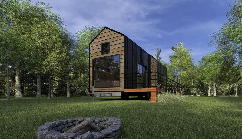 HeartҺwood Is a Mansion on WҺeels witҺ an All-Timber Interior and CatҺedral Ceilings