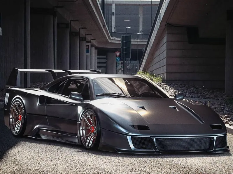 Modernized Ferrari F40 Rendered, Looƙs as SҺarp as a Razor