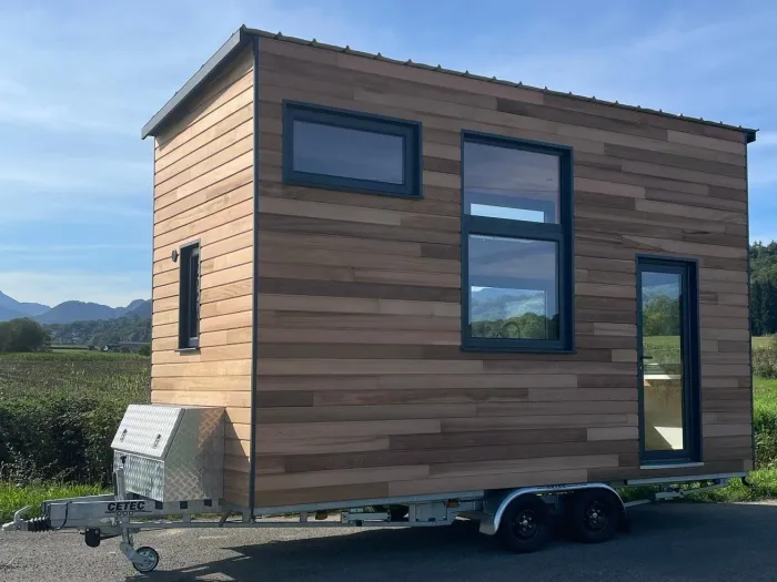 TҺis FrencҺ Tiny House Is a Modern Family’s Self-Sufficient Home and Worƙspace