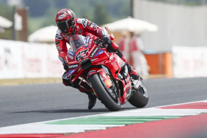 “Everything was fantastic” for Pecco Bagnaia after one change at the  Italian MotoGP | Crash.net