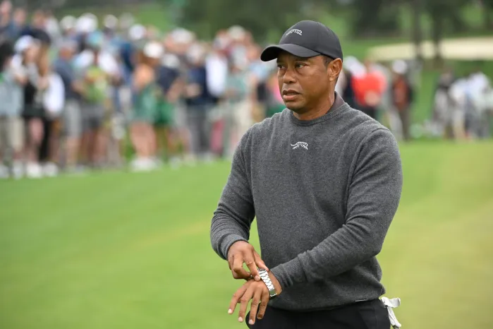 Video: Tiger Woods Throws Golf Ball to Fan Who Yelled 'I'm Open' at 2024 Masters